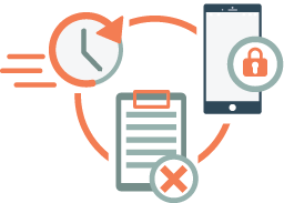 Encrypted document delivery to smartphones in just a few clicks